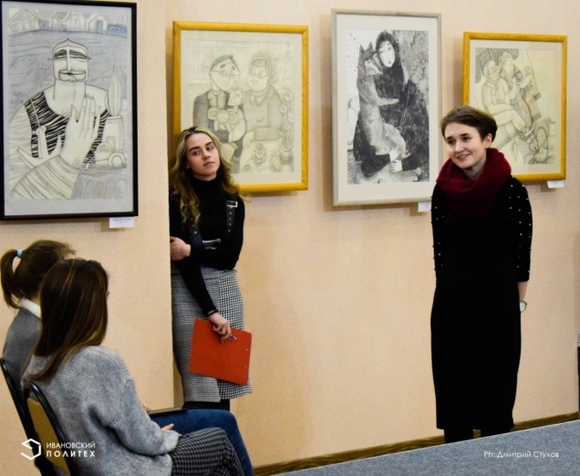 В ИВГПУ открылась выставка Ксении Демьяненко