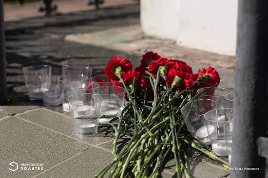 Студенты ИВГПУ приняли участие в акции памяти жертв трагедии в Беслане